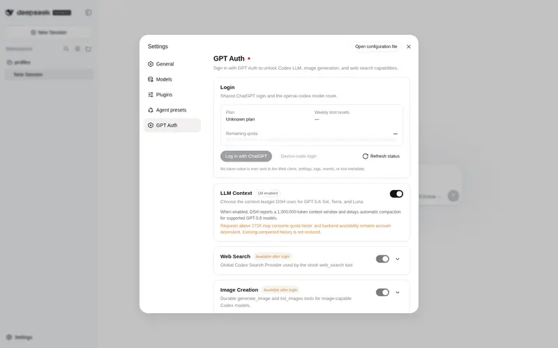 Preview 2 of 2: suntianc/dsh-codex-auth