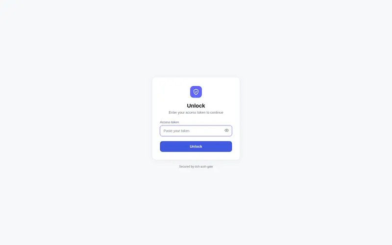 Preview 1 of 2: TecFancy/dsh-auth-gate