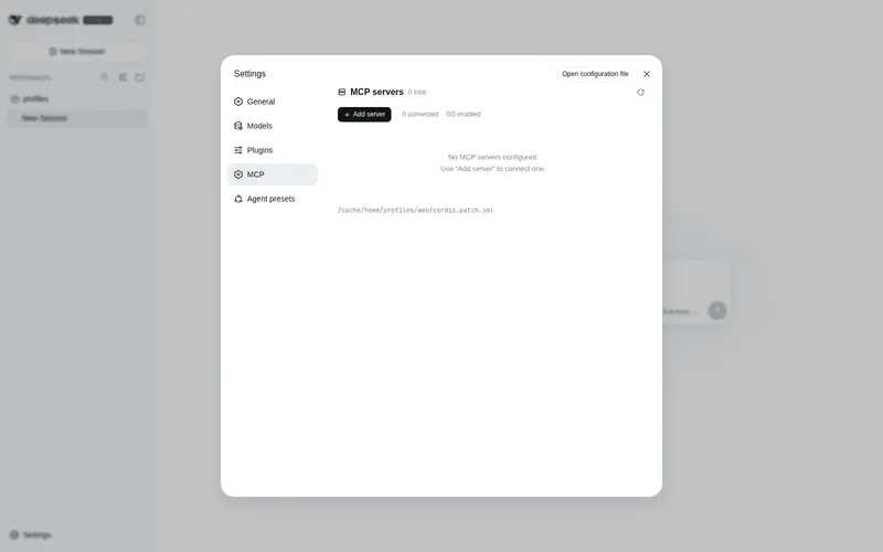Preview 1 of 2: Js2Hou/dsh-mcp-manager