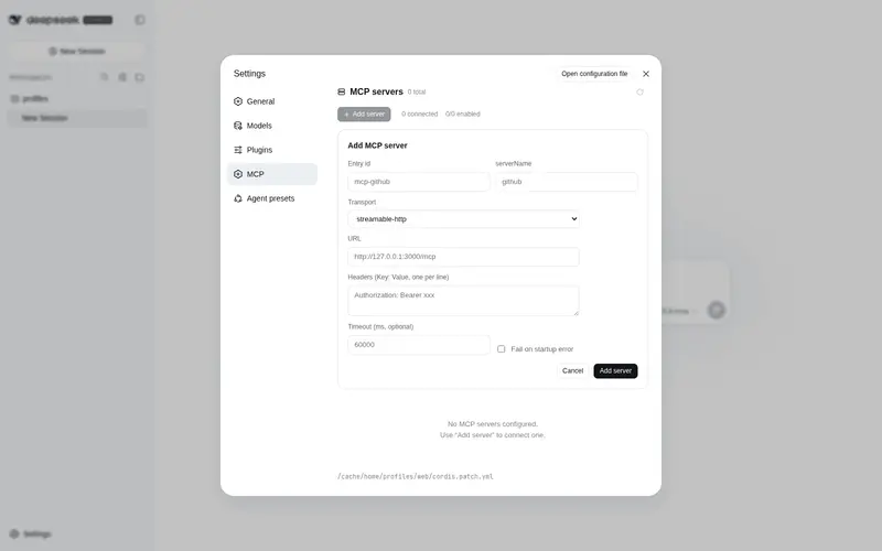 Preview 2 of 2: Js2Hou/dsh-mcp-manager