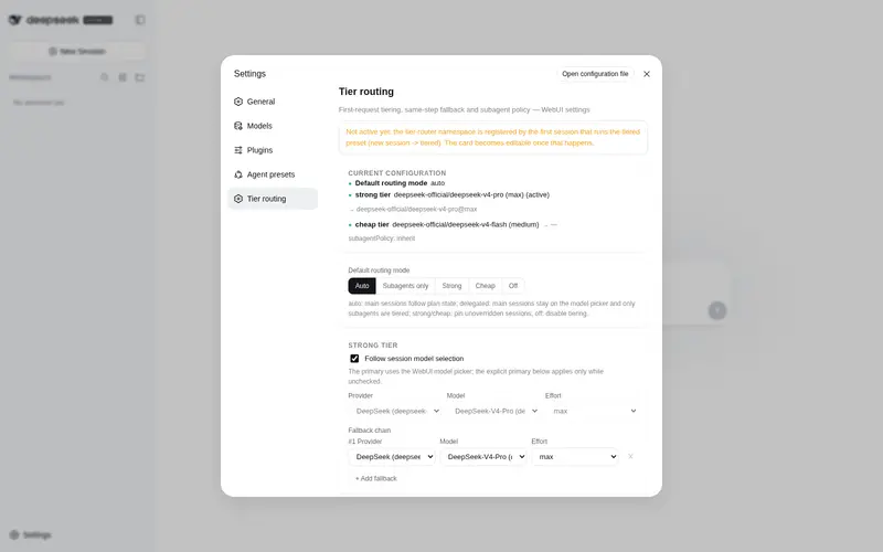 Preview 1 of 2: BruceLanLan/dsh-tier-router