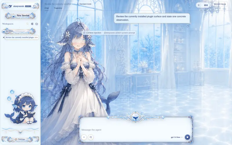 Preview 1 of 2: GGBond2424648901/deep-whale-day-night-theme