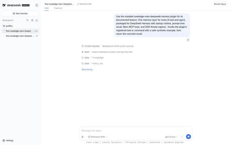 Preview 1 of 2: nowledge-co/nowledge-mem-deepseek-harness