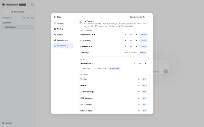 Preview 1 of 2: wlj521/dsh-ui-tweaks