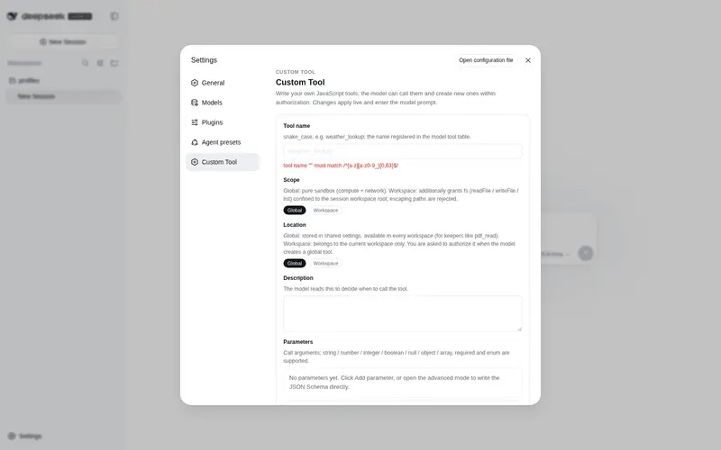 Preview 2 of 2: omdsh-dev/dsh-custom-tool