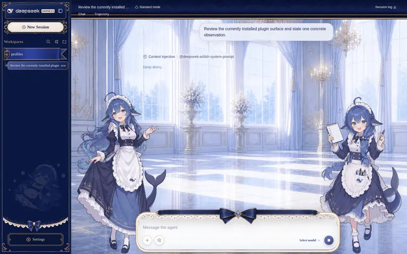 Preview 1 of 2: Small-tailqwq/dsh-deep-whale#maid-atelier
